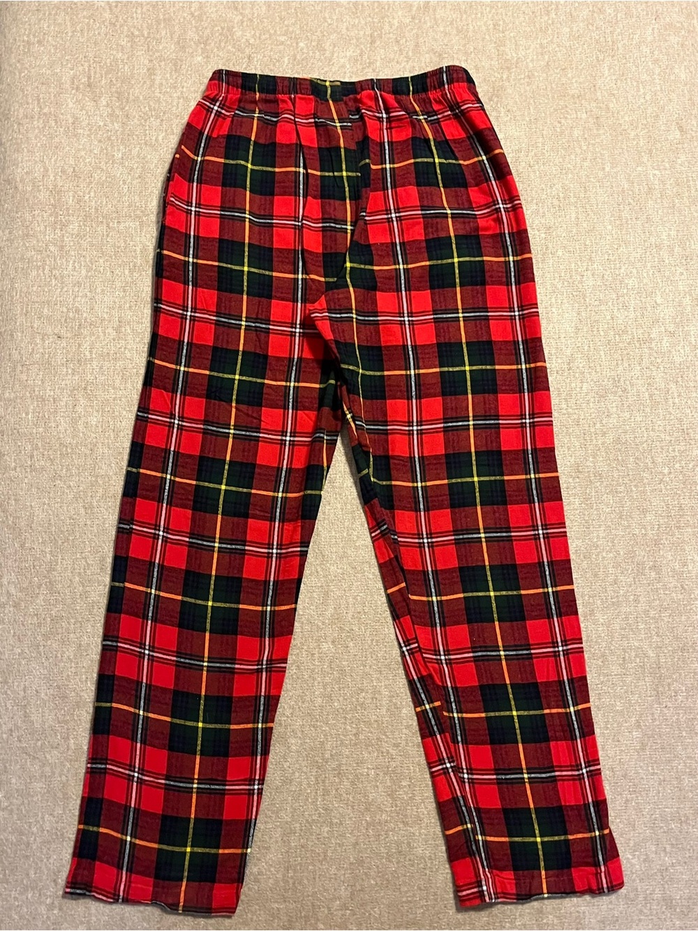 Polo Ralph Lauren Red Plaid Pajama Pants Medium Cotton Lounge